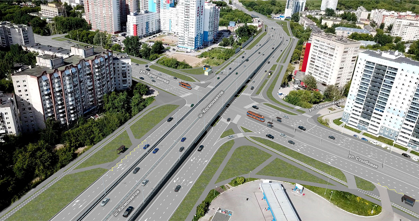 В Перми планируются работы по расширению шоссе Космонавтов 