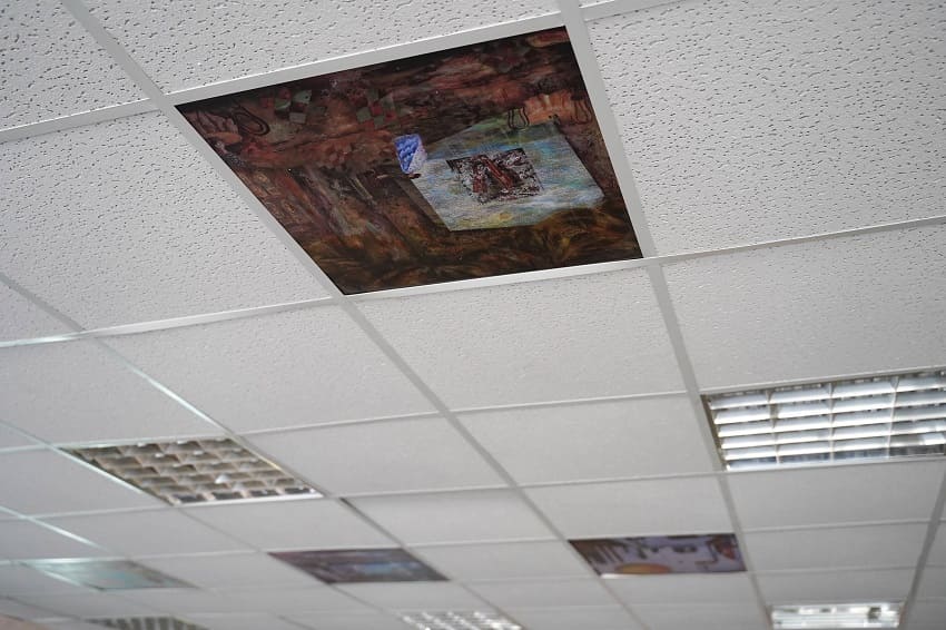 В Перми на потолке дворца культуры появились картины известного художника