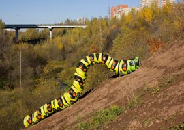 Новый арт-объект Александра Жунева посвящен загрязнению малых рек